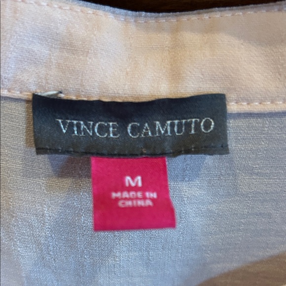 Vince Camino Light Pink Blouse with Ruffle Sleeves - Picture 2 of 6